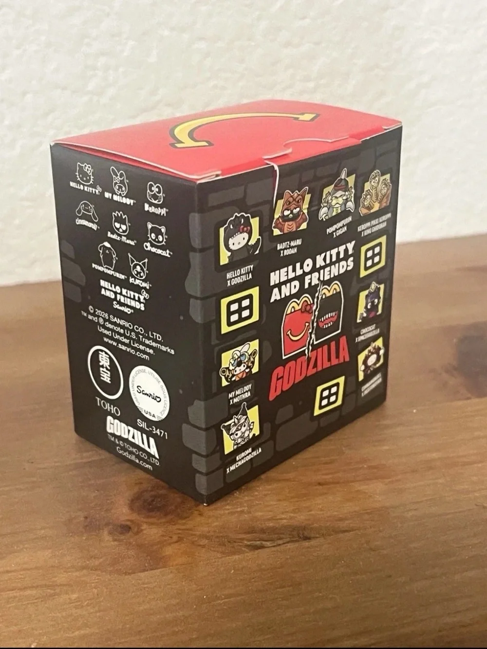 NEW McDonalds Hello Kitty & Friends Happy Meal Toy - Keroppi King Ghidorah #2